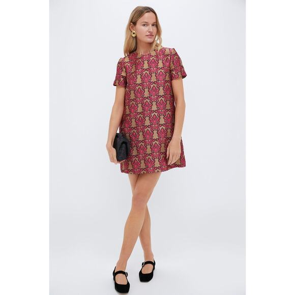 LA DOUBLEJ Herald Jacquard Mini Swing Dress NWT M $980 Retail - Picture 5 of 5